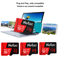 Netac P500 Extreme Pro microSD Card 256GB 128GB 64GB 32GB  Support 4K UKD video   For Car DVR&Surveillance Camera&Sports Camera