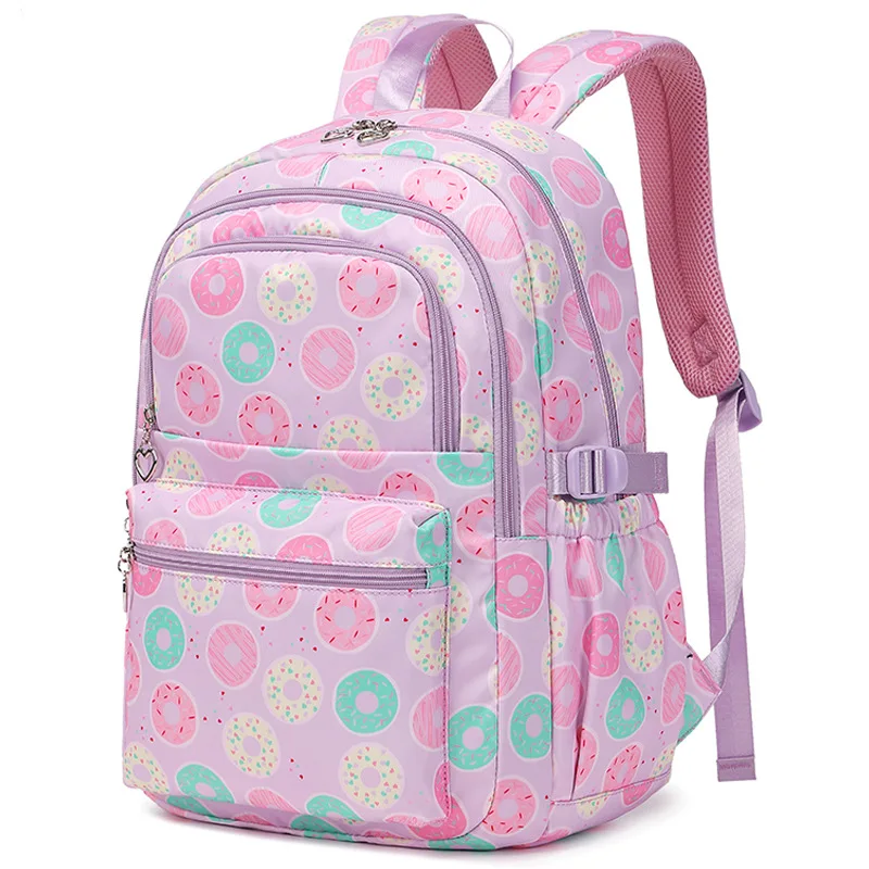 Mochilas escolares impermeables para niñas adolescentes, morral escolar con estuche para lápices, fiambrera, 3 unidades