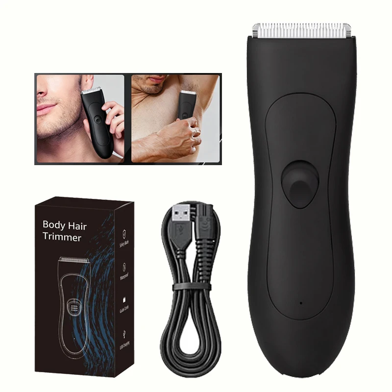 

Mens Body Hair Trimmer for Men Balls Women Lady Shaver Hair Removal Bikini Trimmer Groin & Body Shaver Groomer Arm Beard Razor
