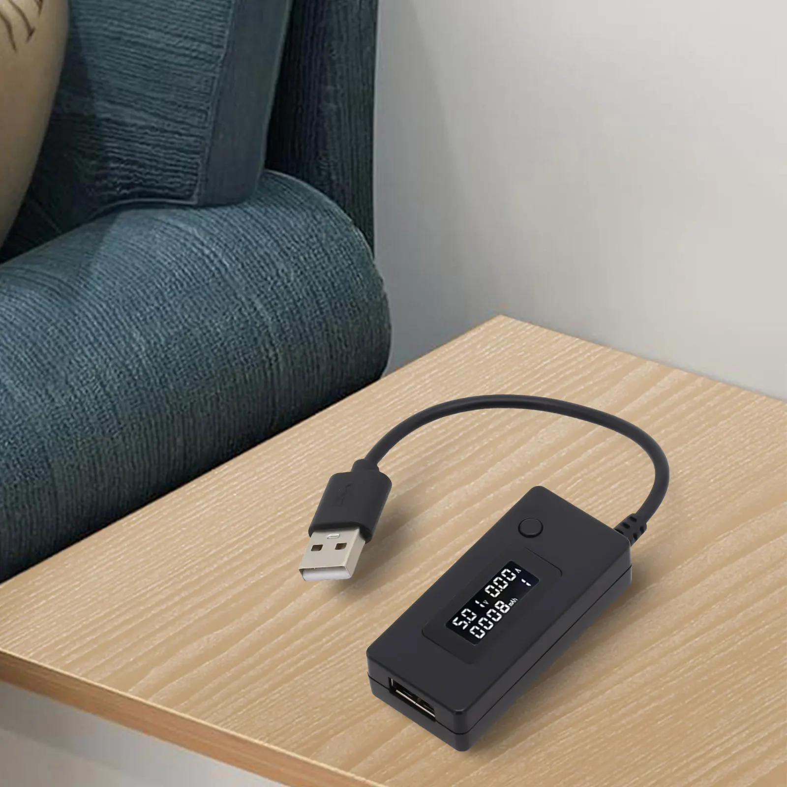 

USB-тестер, вольтметр для напряжения, тока MAH, ЖК-экран 4-30 В/50 мА ~ 3000 мА, функция экономии данных для монитора, мобильной мощности