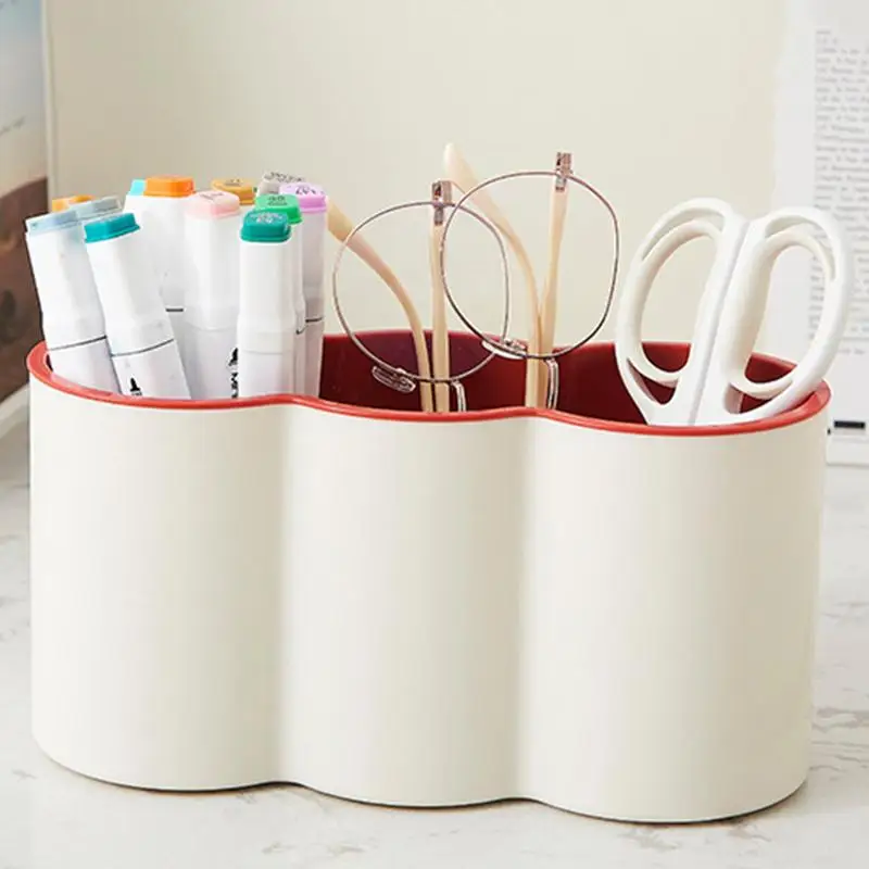 Настольный органайзер, стационарный держатель для хранения с дистанционным управлением, настольный держатель для ручек и карандашей для кистей для макияжа и пульта дистанционного управления