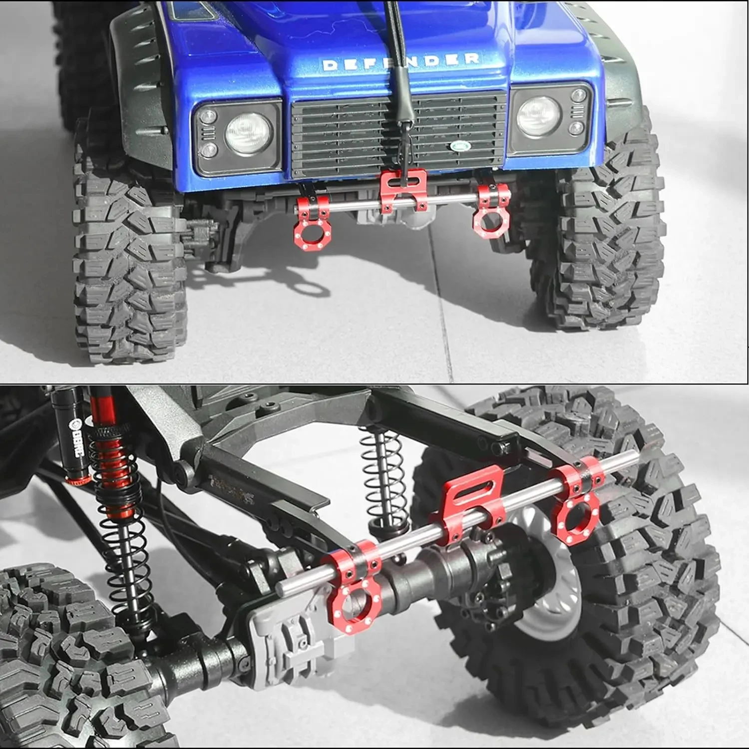 

Rc Car Metal Bumper Chassis Armor Protection Skid Plate For Traxxas Trx6 Trx-4 G500 Trx-6 G63 88096-4 Option Upgrade