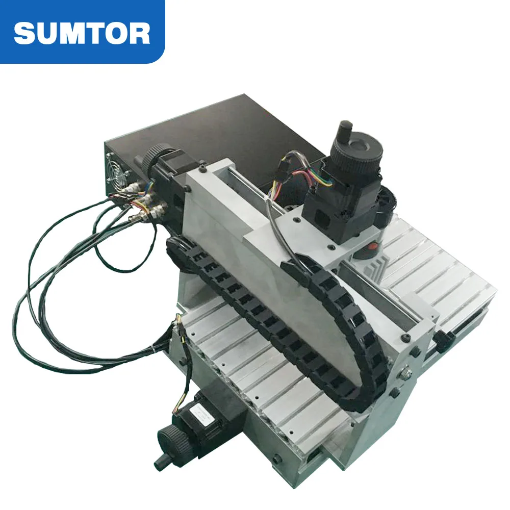 ミニCNC 3020木材彫刻機、4軸CNCルーター、ペットタグのロゴやプラスチック看板の彫刻に