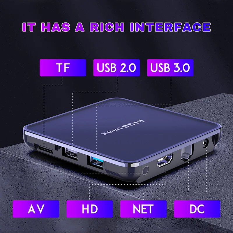 H96 MAX V12 Android 12.0 Smart Tv Box 2G 4G 32Gb 64Gb Wifi 2.4G & 5.8G 4K Hd Truyền Thông Người Chơi TVBOX BLE 4.0 Nhanh RK3318 Set Top Box