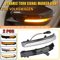 2Pcs Dynamic LED Flashing Arrow Rearview For Volkswagen GOL G6 G7 G8 FOX UP! POLO Golf 4.5 Vento Voyage Saveiro CrossFox