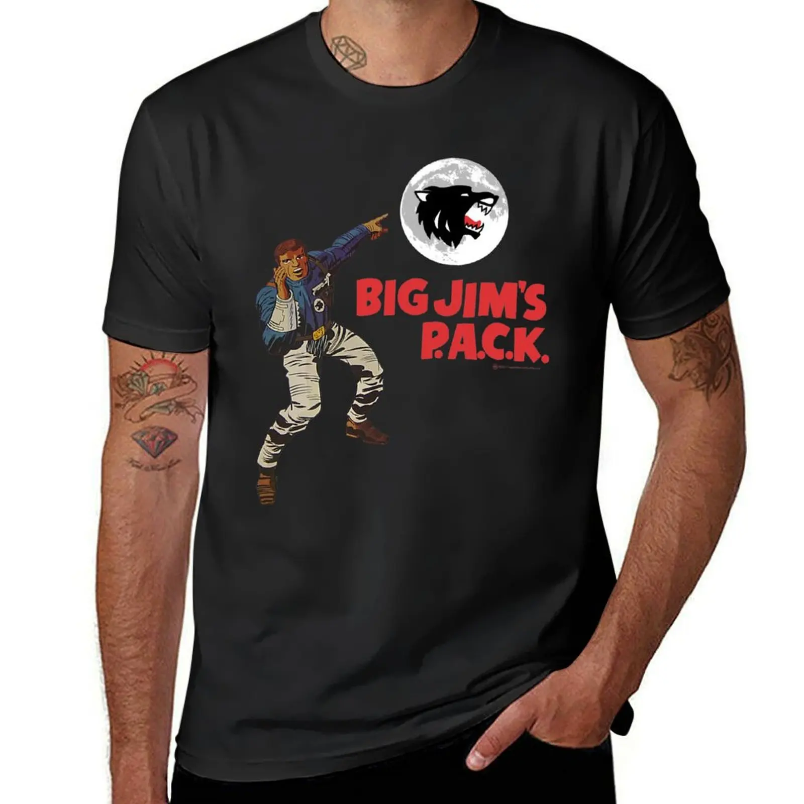 

Big Jims P.A.C.K. 2 T-Shirt boys whites kawaii clothes mens cotton t shirts