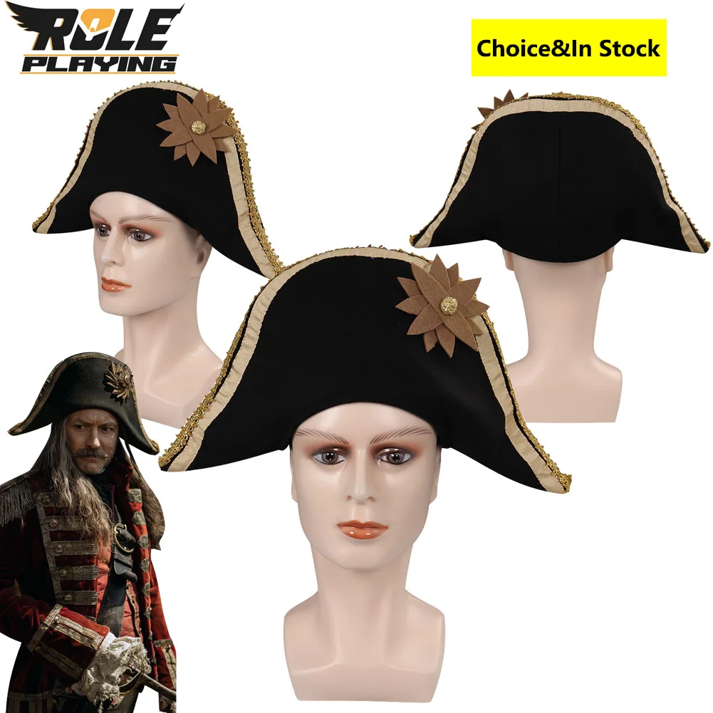 

Капитан Крюк, пиратские шляпы для косплея, кепка 2023, фильм Питер, косплей, Пан, ролевая игра, фантазия, реквизит, мужской костюм, аксессуары, нарядное платье