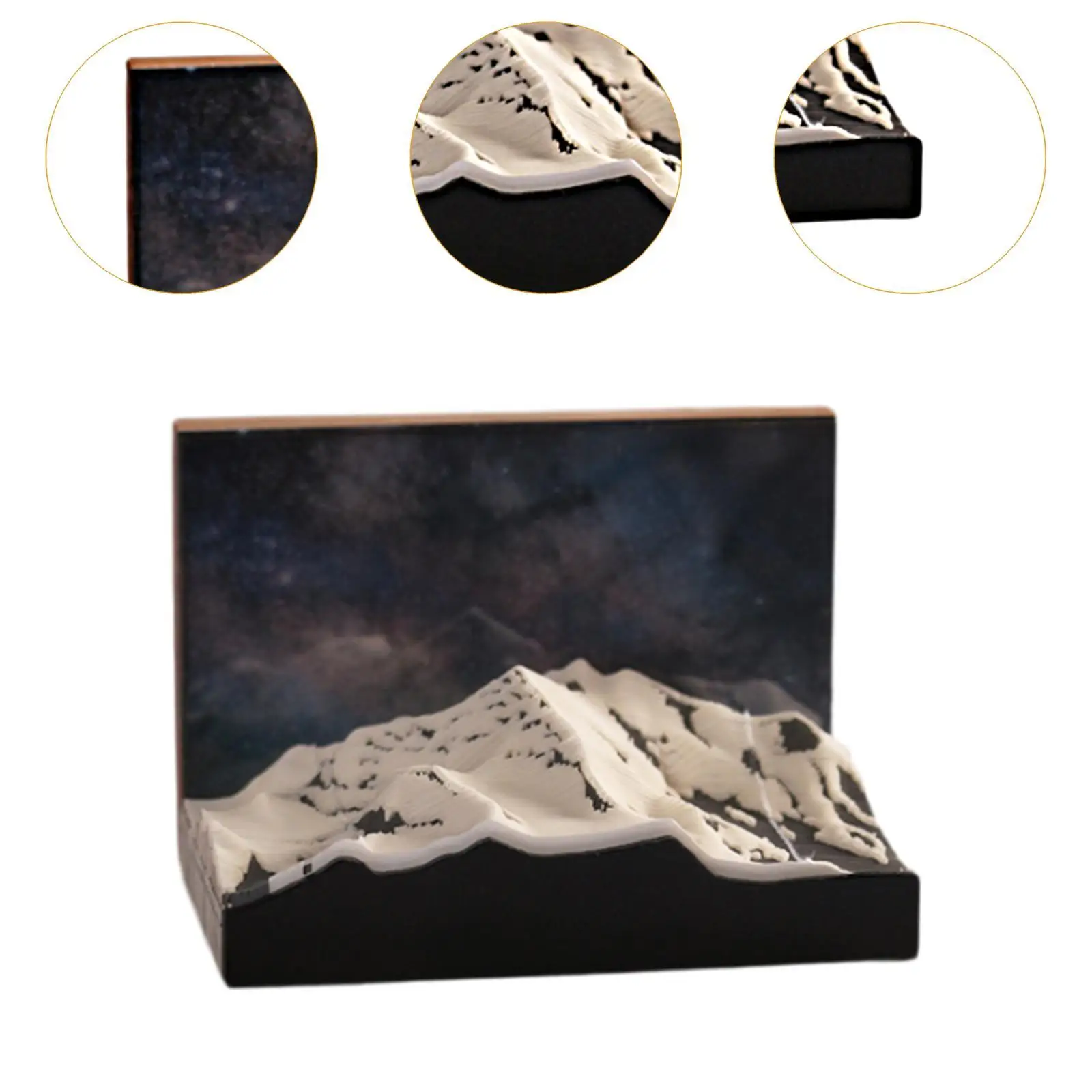 3Dペーパーカービングメモパッド、3Dカレンダー、DIYカレンダーメモ帳、彫刻誕生日ギフトペーパーカービング、家庭用タイムピースカレンダー