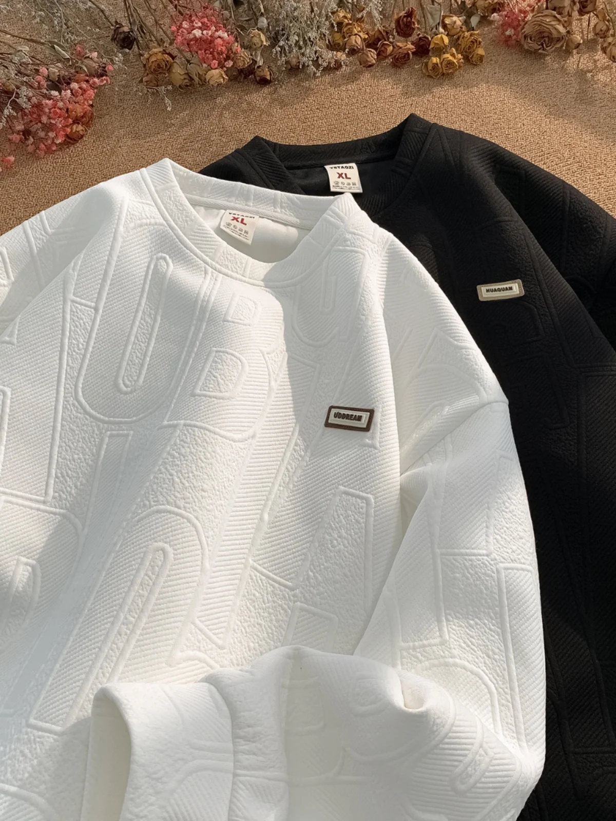 

Мужская толстовка оверсайз для подростков, весенне-осенняя, с круглым вырезом, в американском повседневном стиле, свободного кроя, парная модель