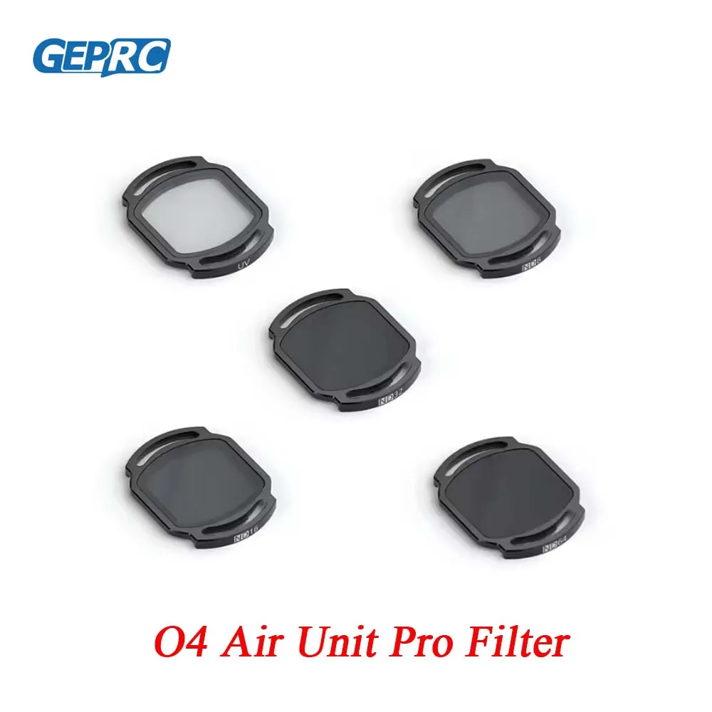 

GEPRC O4 Air Unit Pro Фильтр UV ND8 ND16 ND32 ND64 Оптический стеклянный фильтр для дрона Прочный объектив камеры DIY RC FPV Запчасти для дронов