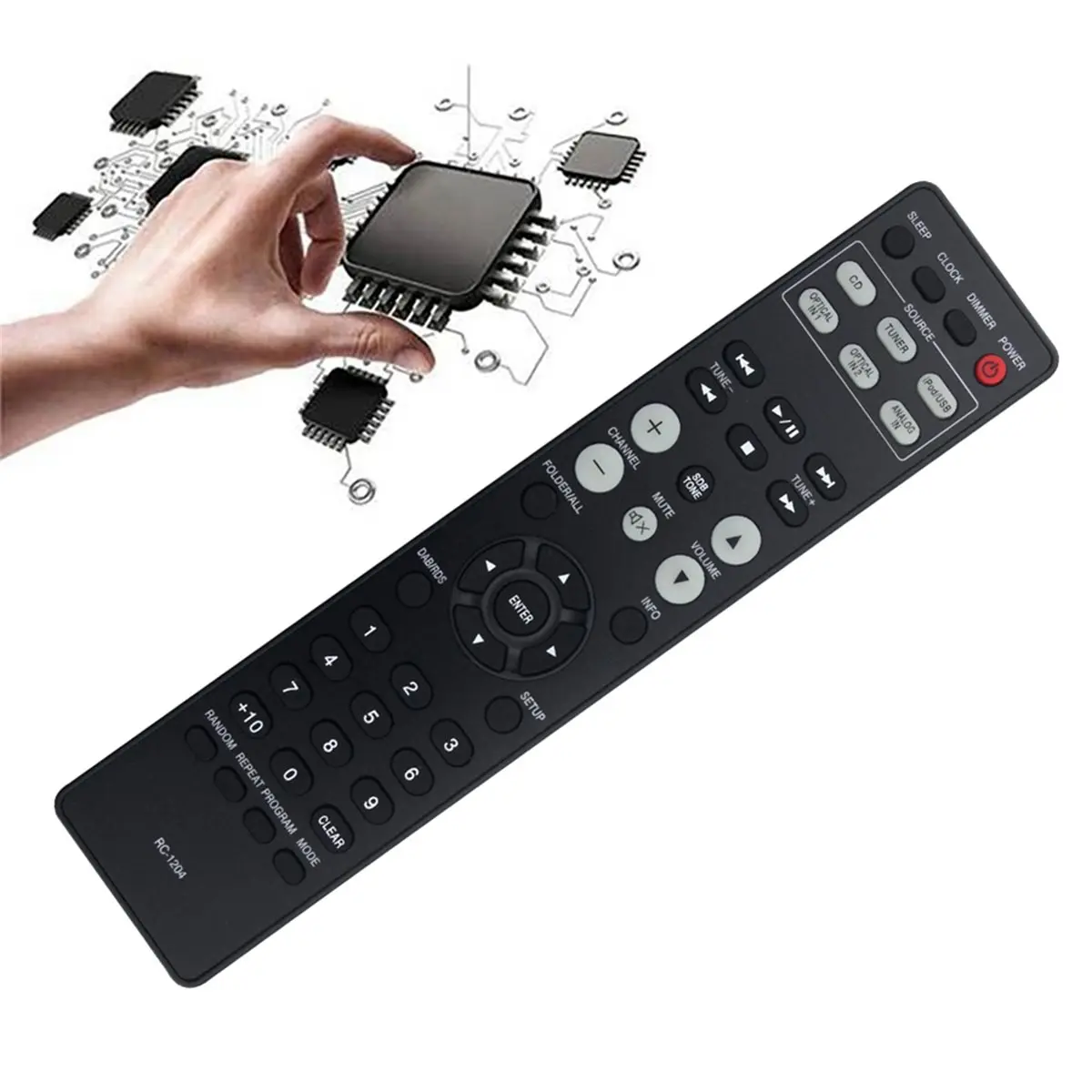 （2026 SUMMER）Replace Remote Control RC-1204 for AV Receiver RCD-M40 RCD-M40DAB RCD-M41