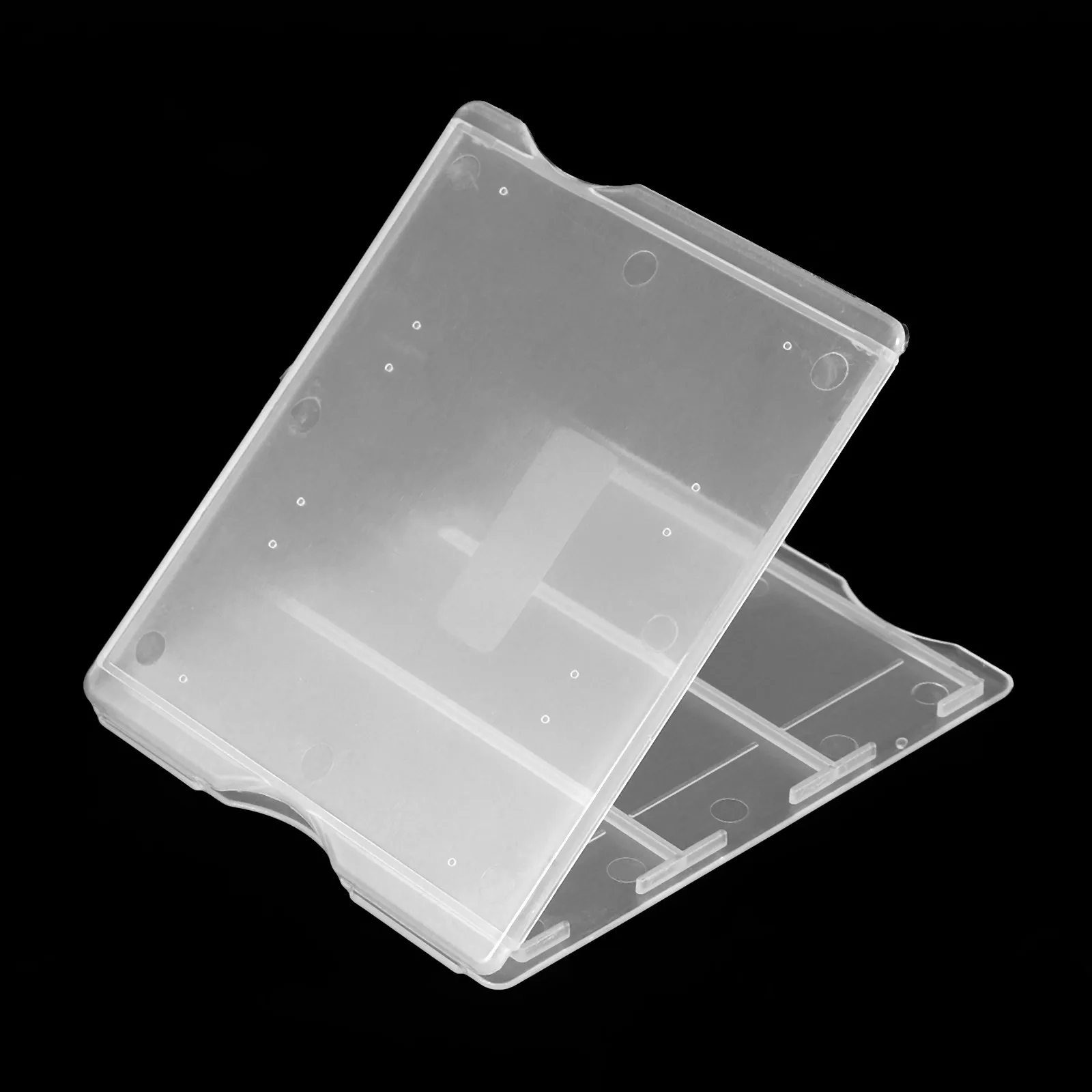 4Pcs Plastic Microscope Slide Storage Box Holder Organizer Save Storage Space For School Laboratory Thick Multipurpose