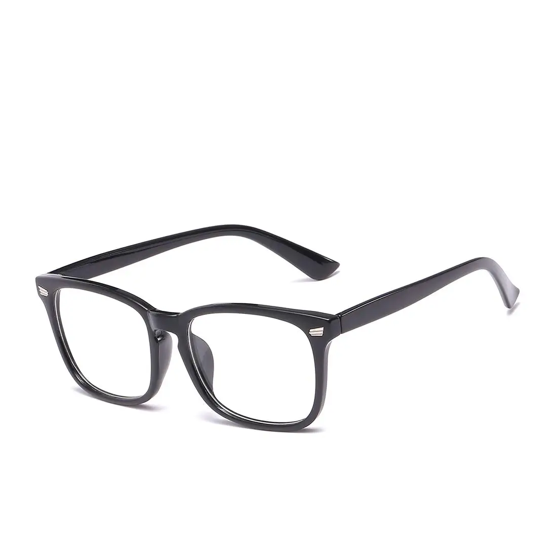 Gafas de bloqueo de luz azul para hombres, gafas para juegos de computadora, antifatiga ocular, UV400, lente transparente, protección ocular