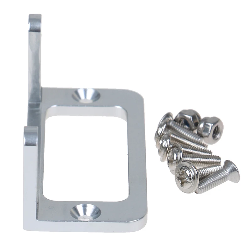 1 세트 S3003 MG995 표준 서보 마운트 스탠드 홀더 브래킷 RC 보트용 실버