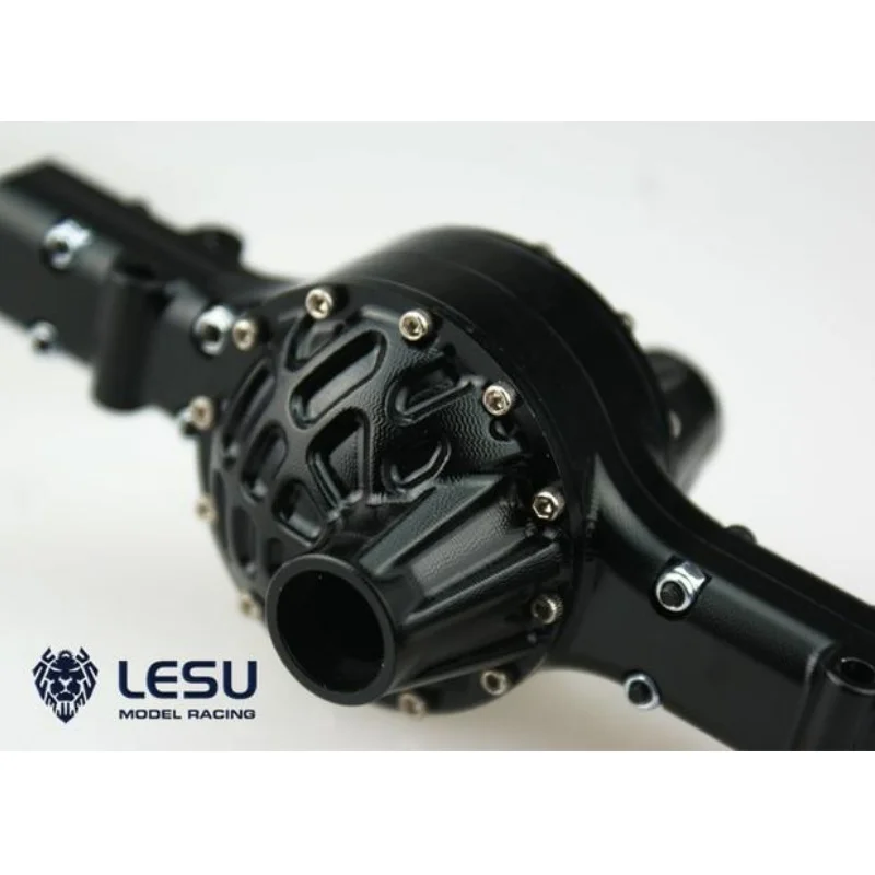 RC 1/14 LESU Metall-CNC-Legierung Mittelachse für Tamiya Hydraulischer Bagger, Lader, Kipper für SCANIA MAN VOLVO DIY-Teile – Detail 4
