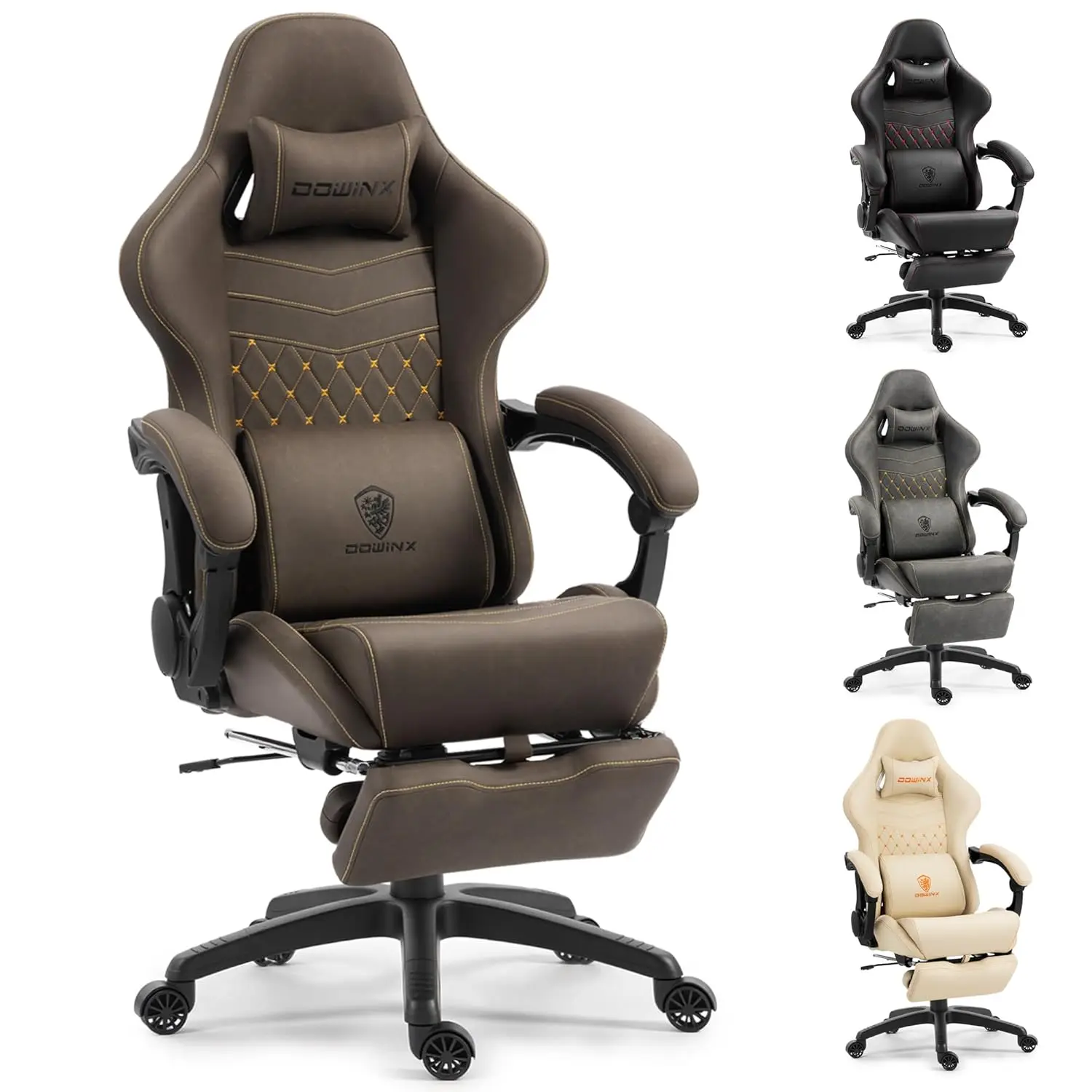 

Игровое кресло, большое и высокое, кресла для видеоигр с подставкой для ног, кресла для ПК-геймера для взрослых — эргономичная мягкая высокая спинка, по индивидуальному заказу