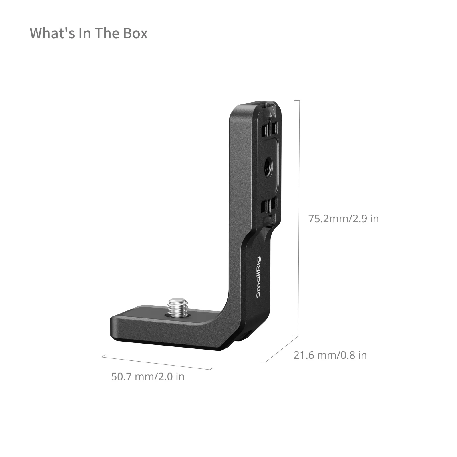 SmallRig X5 Quick Release-montageplaat Verticaal-naar-horizontale montagesteun voor Insta360 X5 / X4 Air / X4 / X3 5824