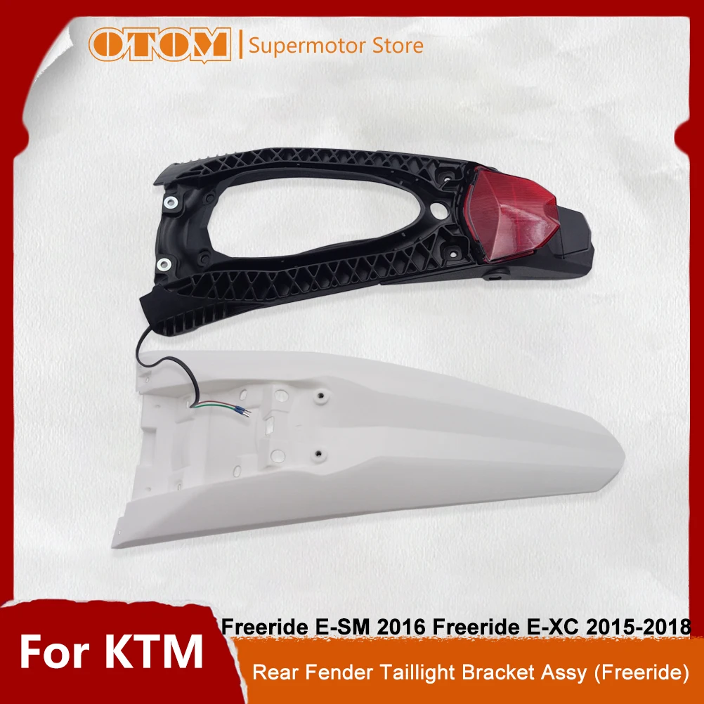 

Motorcycle Accessories Tail Light Taillight Bracket Rear Fender Plate Guard Cover For KTM Freeride E-SM 2016 E-XC 2015-2018 Bike