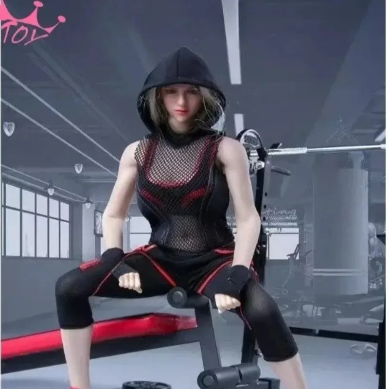 1/6 Bilancia Moda Fitness Abbigliamento Sportivo Vestito Misura Soldato Femminile Modello di Vestiti per 12 "Action Figures Fire Girl Toys