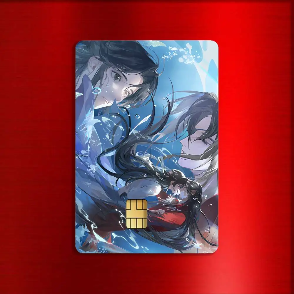 H-Heaven oficiales pegatinas de tarjetas de bendición para tarjetas de crédito bancarias de débito Metro Bus Pass pegatina decoración cubierta 4 Uds piel de tarjeta