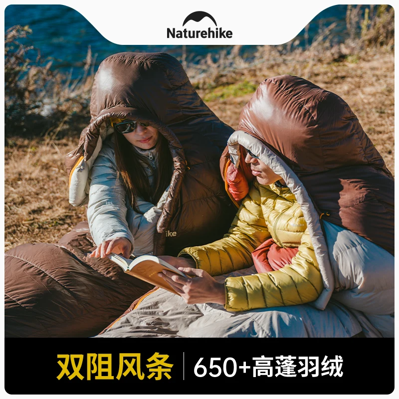 Naturehike Snowbird Mummy Down Sleeping Bag Ultra-Lightweight Waterproof and Warm for Outdoor Camping in Multiple Sizes