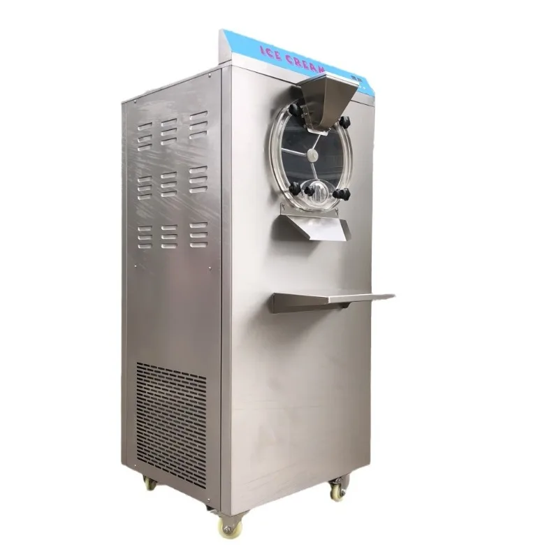 Vertical hard ice cream machine, hard ice cream machine, ice cream machine