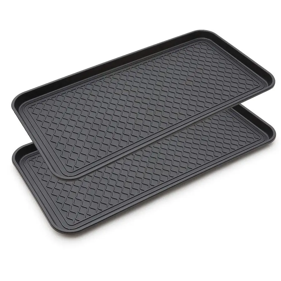 

Pack Large Multifunctional Tray Mat Washable Indoor or Outdoor Tray Mat for Shoes Boots Plants Pots Paint Tins Pet Bowls Car Sto