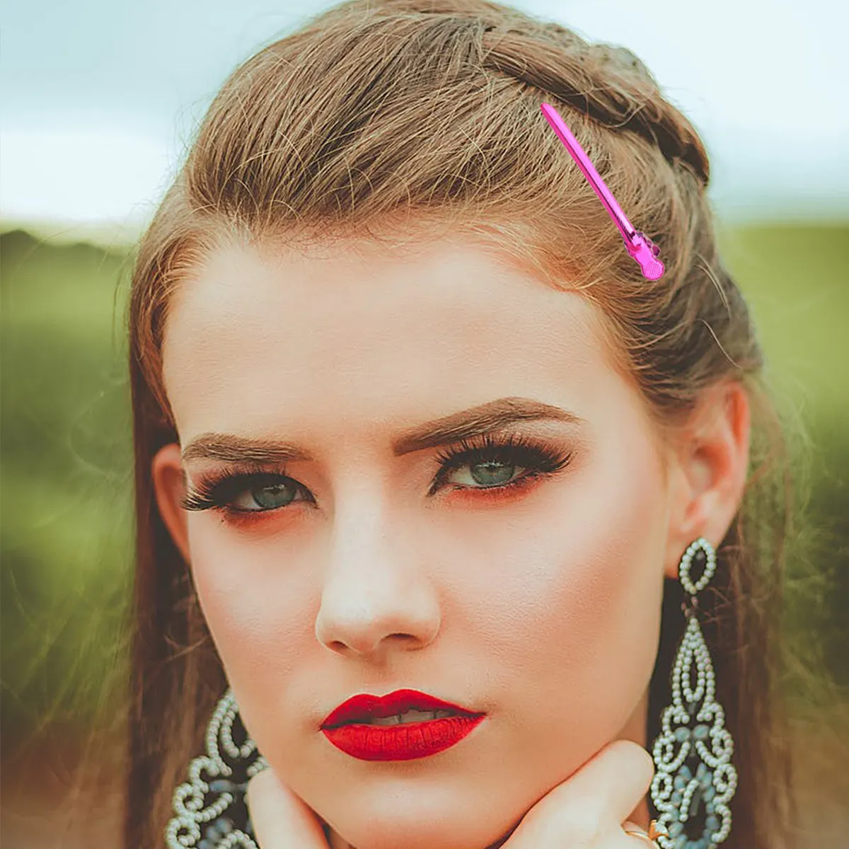 

Набор из 12 легких заколок-уточек из нержавеющей стали для салонов красоты, аксессуары для укладки, завивки и макияжа