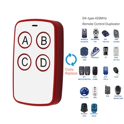 New D4 433MHzCloning Gate Garage Remote Duplicator for FAC BT BENINCA DOORHAN TX4 NICE FLORS V2 ATA PTX4 RROSSI DEA MIO TR2