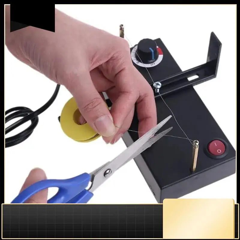 

Ribbon Cutter, Home Use Hot Ribbon Cutter Machine DIY Rope Band Craft Manual Tool Machine High Thermal EU Plug Easy Install-N37R