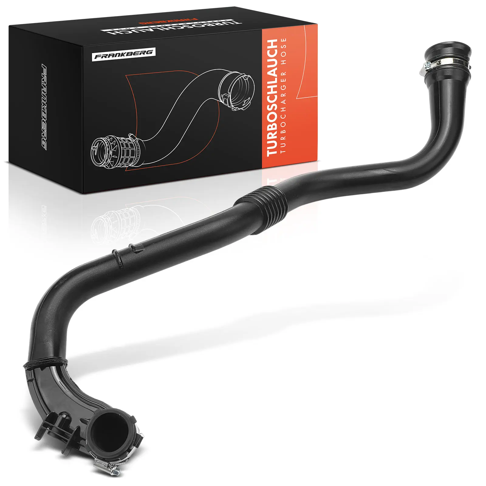 Frankberg 1x Ladeluchtslang Turboslang Inlaatslang voor Renault Megane II KM Scénic II 1.5L 2003-2010 090087 8200208708