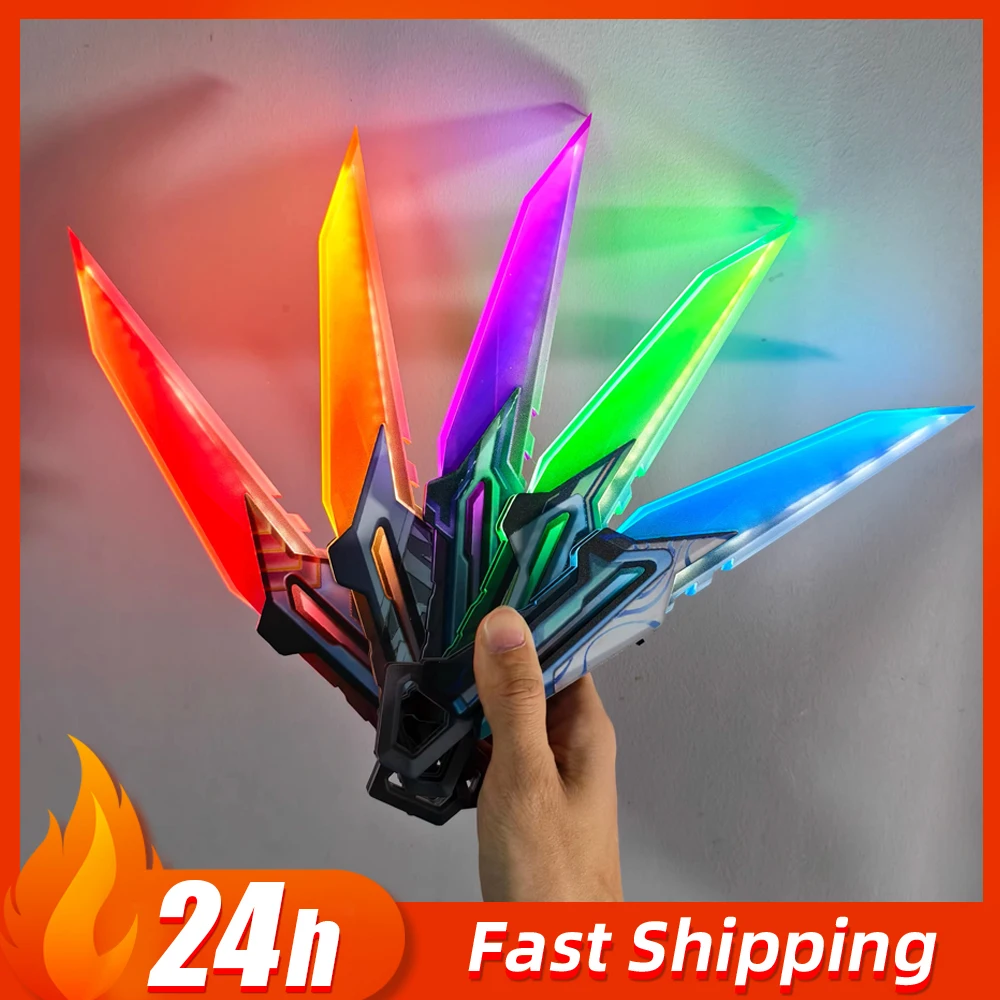 valorant-led-light-up-onslaught-knife-replica-acrylic-ora-x-one-tap-knifescosplay-prop-desktop-ornament-birthday-gift-for-boys