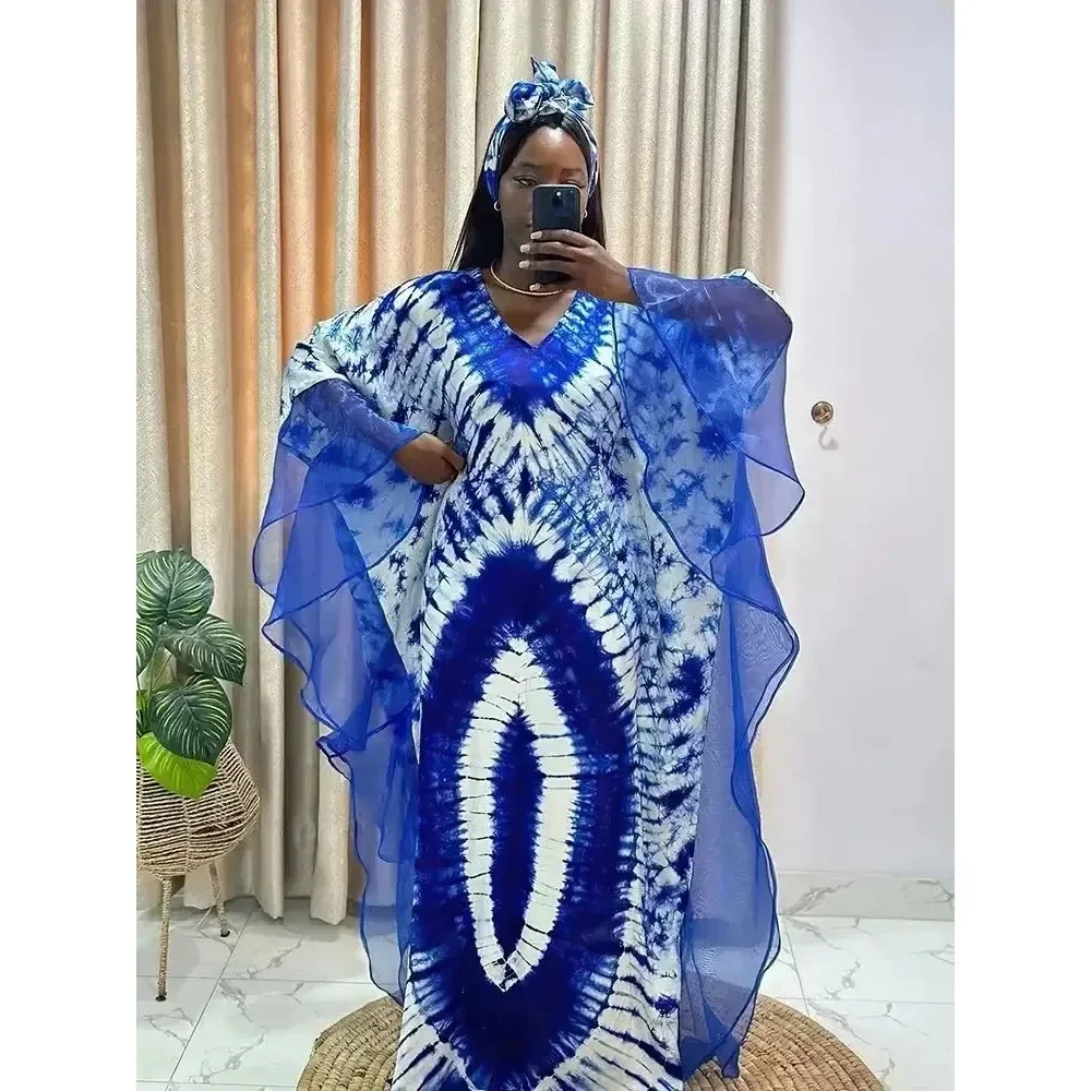 

African Dresses for Women Traditional Africa Clothing Dashiki Ankara Outfits Gown Abayas Robe Muslim Kaftan Maxi Long Dress 2024