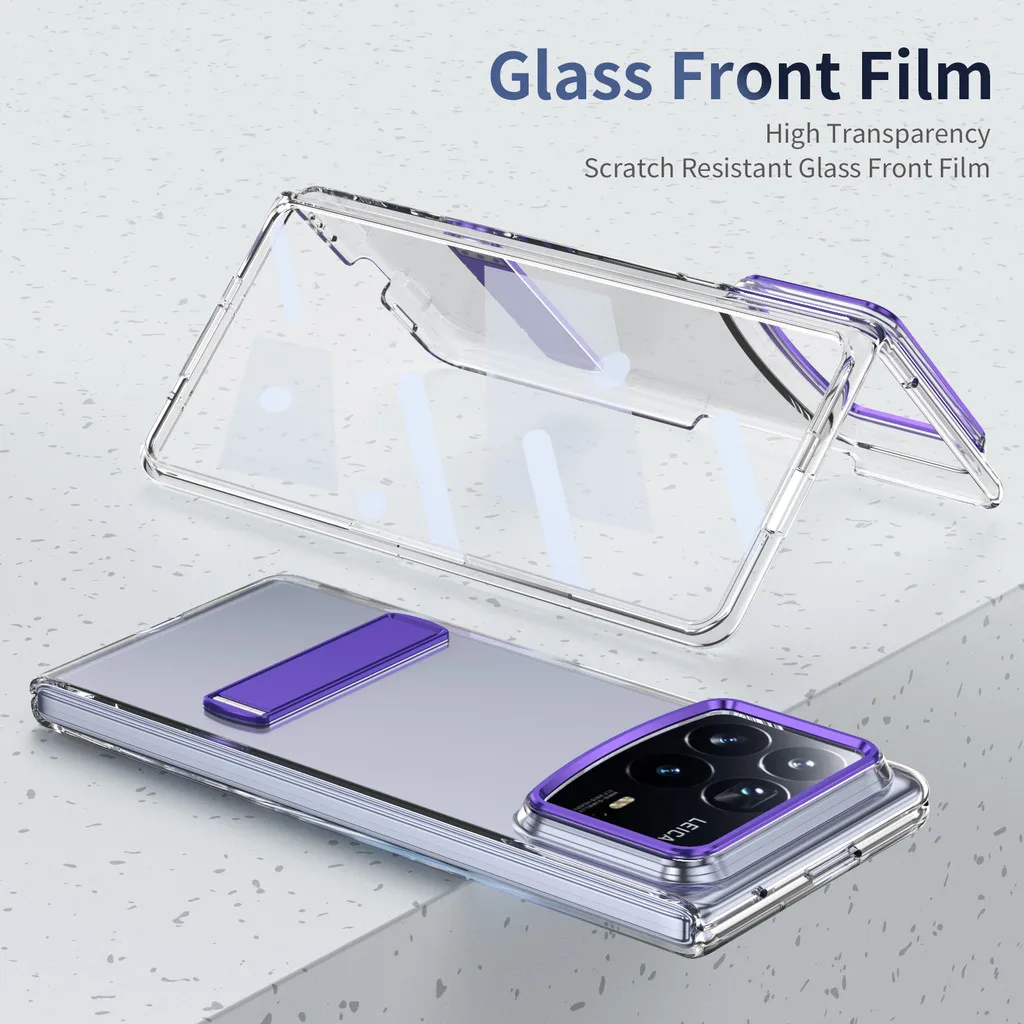 

Прозрачный жесткий чехол для ПК для Xiaomi Mix Fold 4, прозрачная подставка, защитная крышка для экрана