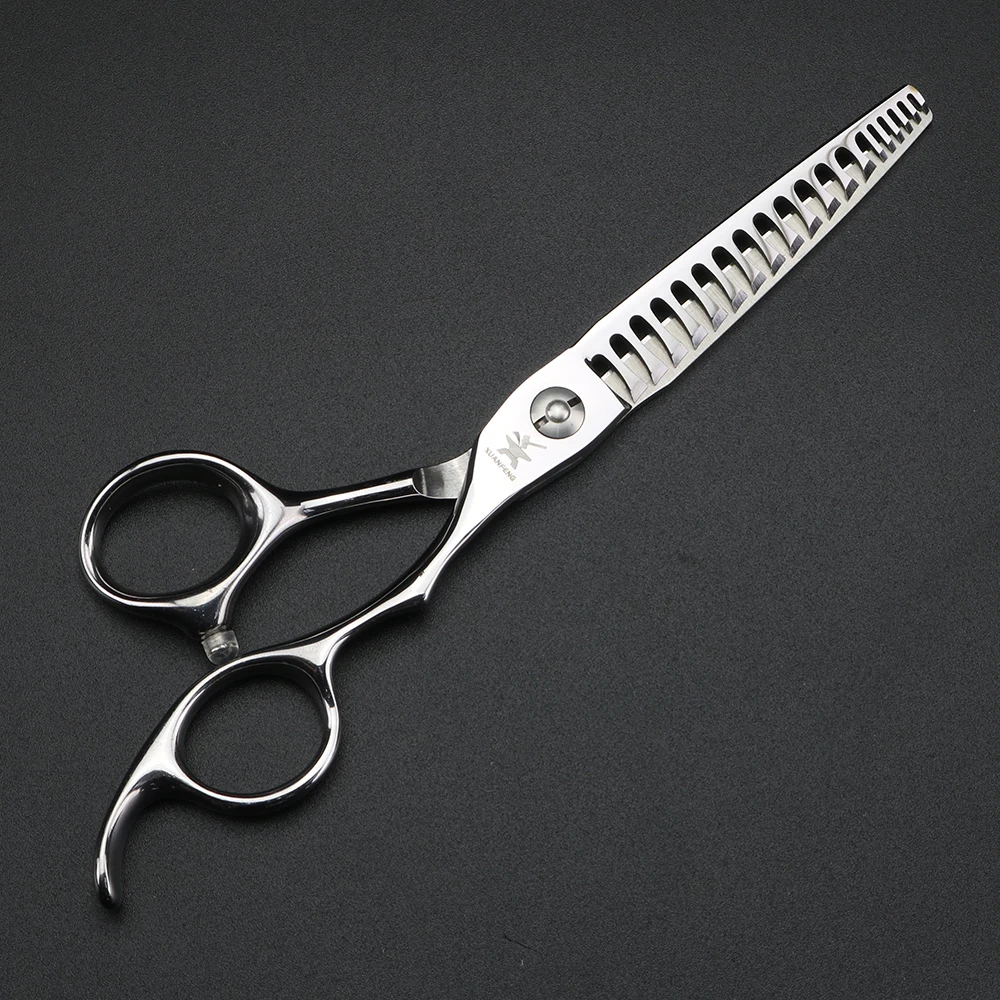 6-inch professional hair thinning scissors, two types of thinning hair scissors with long-lasting sharpness made of 440C steel