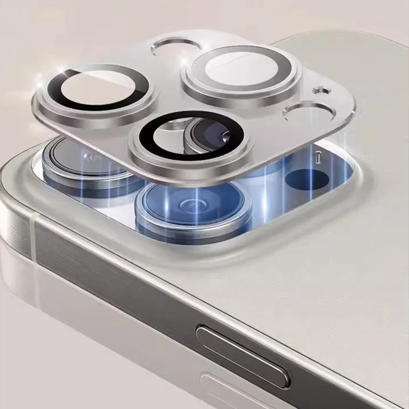 Metal Camera Lens Protector Glass For iPhone 15 Pro Max Aluminum Alloy Back Camera Ring Case Glass for iPhone 15 Pro Lens Cover