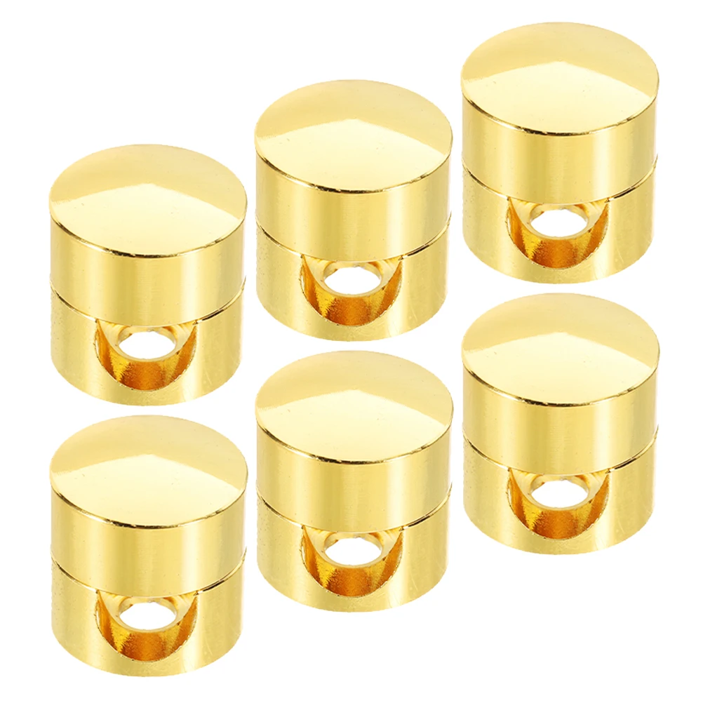 

6 Pcs Power Cord Fixing Device Cable Glands Connectors Aluminum Ceiling Lights Clips