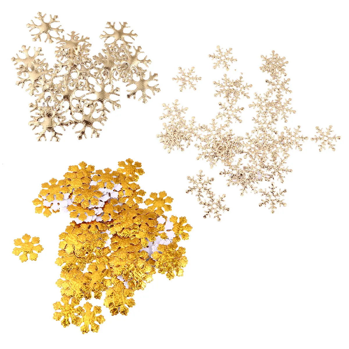 

500pcs Snowflake Decorative Confetti Christmas Treat Bags Party Supplies Premium Material Festive Atmosphere