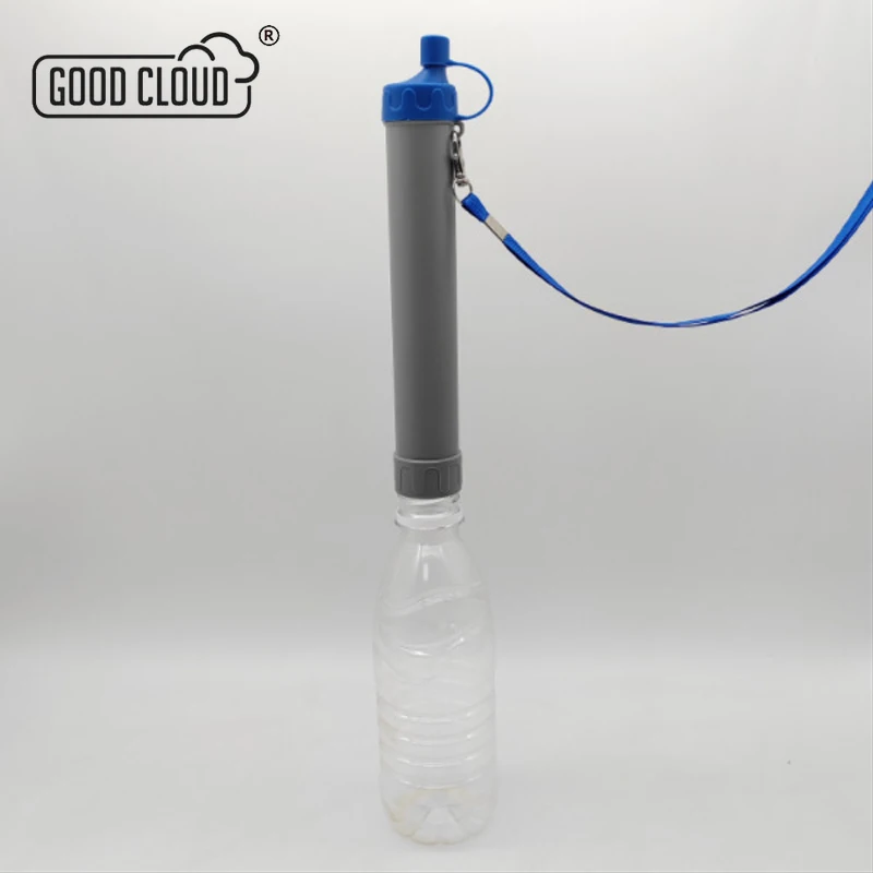 

Персональный фильтр для воды для выживания, соломинка для экстренного очистителя прямого питья с ультрафильтром 0,01 мкм для пеших прогулок, кемпинга