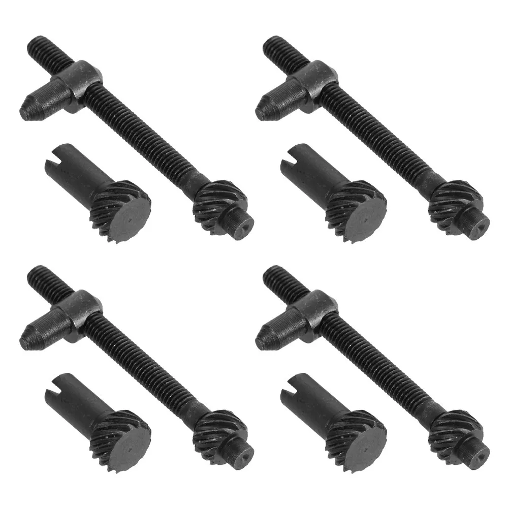 4Sets Chainsaw Adjustment Screws Metal Kits for 45Cc 52Cc 58Cc Chainsaw Chain Tensioner Adjuster Screw Wear Resistant