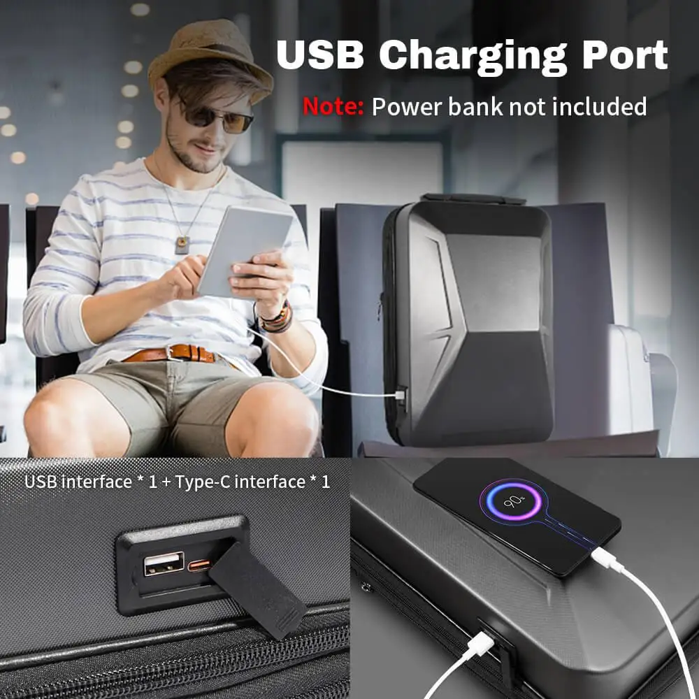 

Рюкзак для Tesla Cybertruck, универсальные портативные рюкзаки для ноутбука, зарядка через USB, Mochila Inteligente Theft, уличная сумка с твердым корпусом