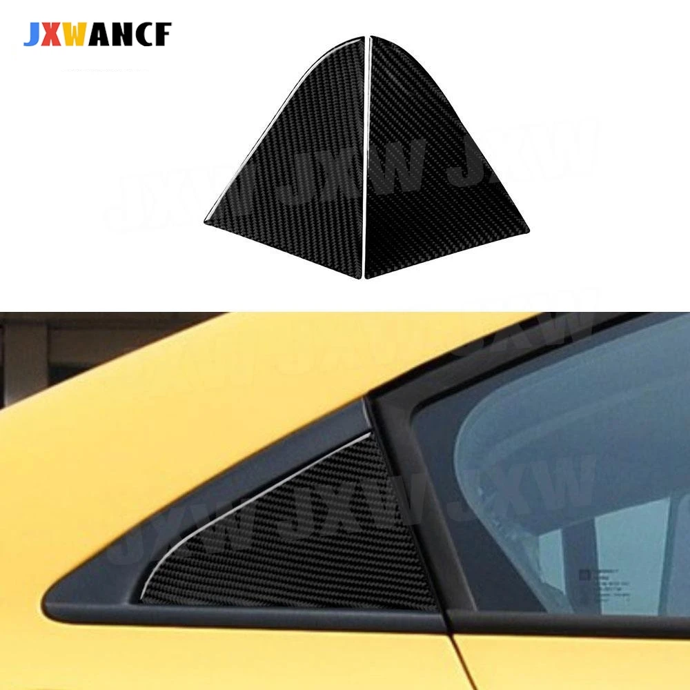 

JXWANCF Carbon Fiber Rear Window Triangle Exterior Decoration Cover Stickers For Chevrolet Cruze 2009-2015 Car