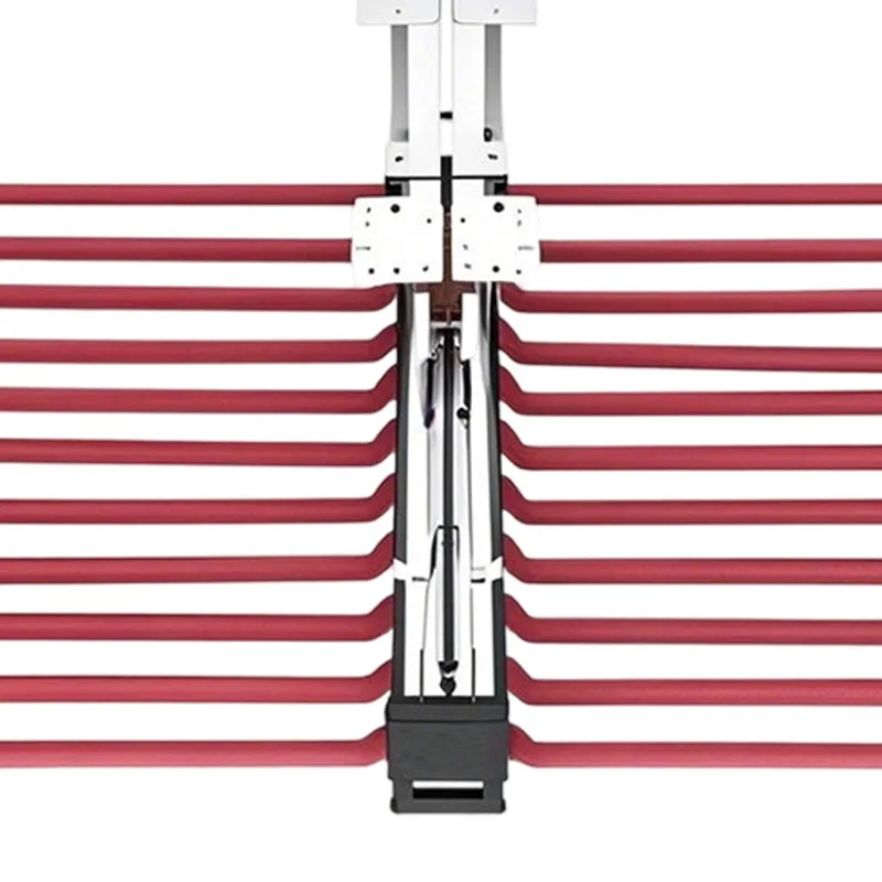 

Inner hanger top-mounted telescopic slide rail Cloakroom built-in telescopic clothes rod pull-up pants rack