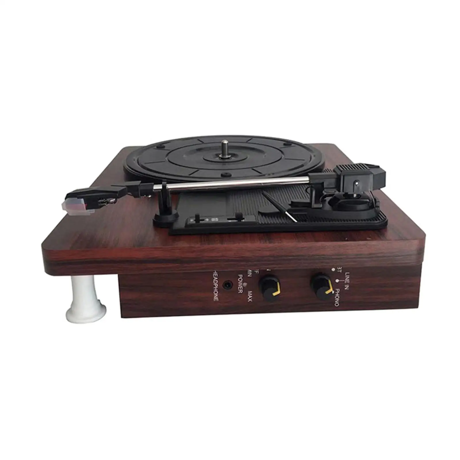 

Виниловый проигрыватель для развлечений, винтажный музыкальный проигрыватель 2.0 Stereo, 3-скоростной проигрыватель виниловых пластинок