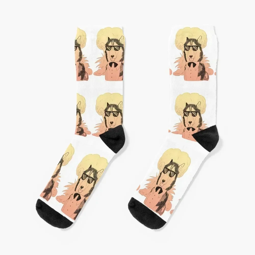 

Husky Spy Socks Thermal man winter cool bright garter compression Women Socks Men's