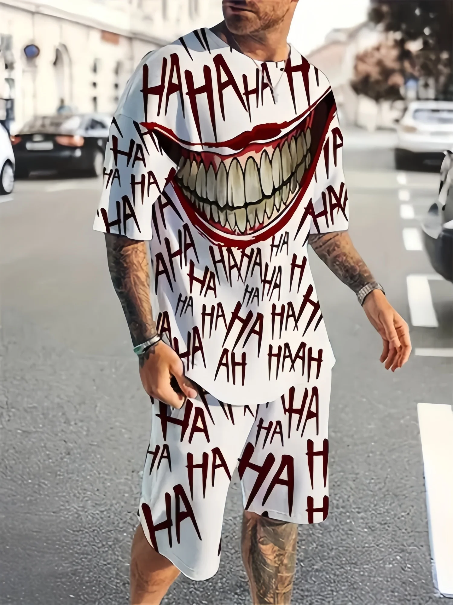 

2024 Men's and Women's Trend American Street Trend Fashion 3D T-Shirt Casual Loose Casual Comfortable Breathable Unisex 2024