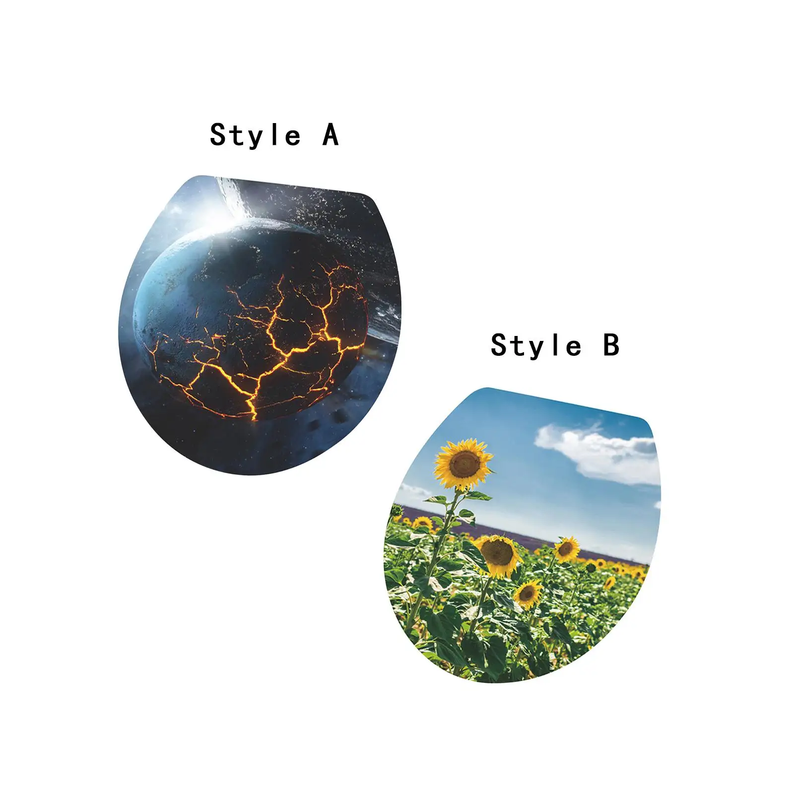 

Наклейка на унитаз, водонепроницаемые наклейки на крышку унитаза для спальни, торгового центра, офиса