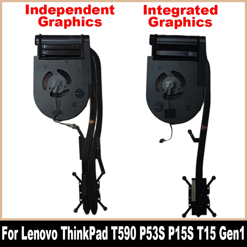 Новый оригинальный радиатор для Lenovo ThinkPad T590 P53S P15S T15 Gen 1 01YU192 01YU193 01YU194 01YU195 01YU196 01YU197