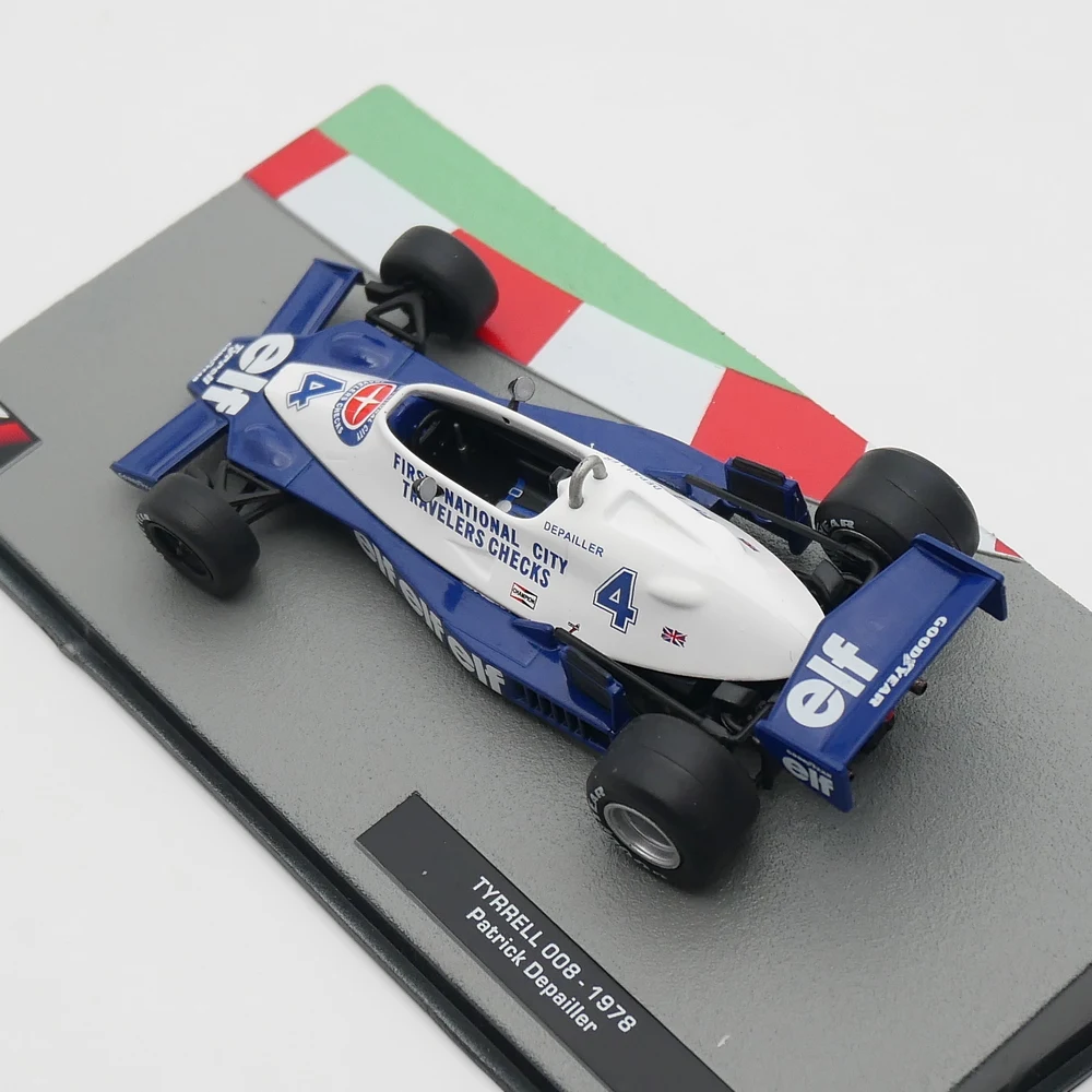 Ixo 1:43 Tyrrell 008 1978 Patrick Depailler Diecast Car Model Metal Toy Vehicle