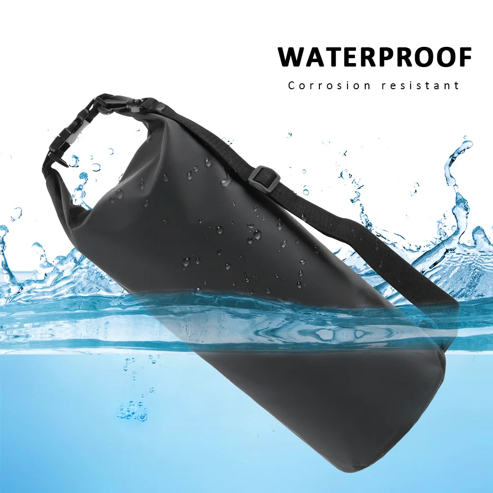 Waterproof Diving, Swimming, Hiking Driving Travel Kits Shoulder Bag Motorcycle Bag 10L 15L 20L 30L Outdoor PVC Dry Sack Bag image 6